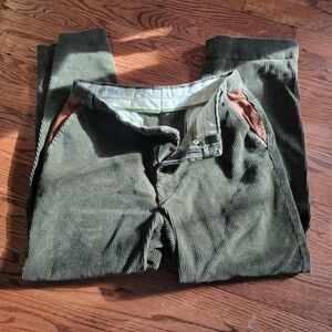 Orvis Olive Corduroy Men's Pants